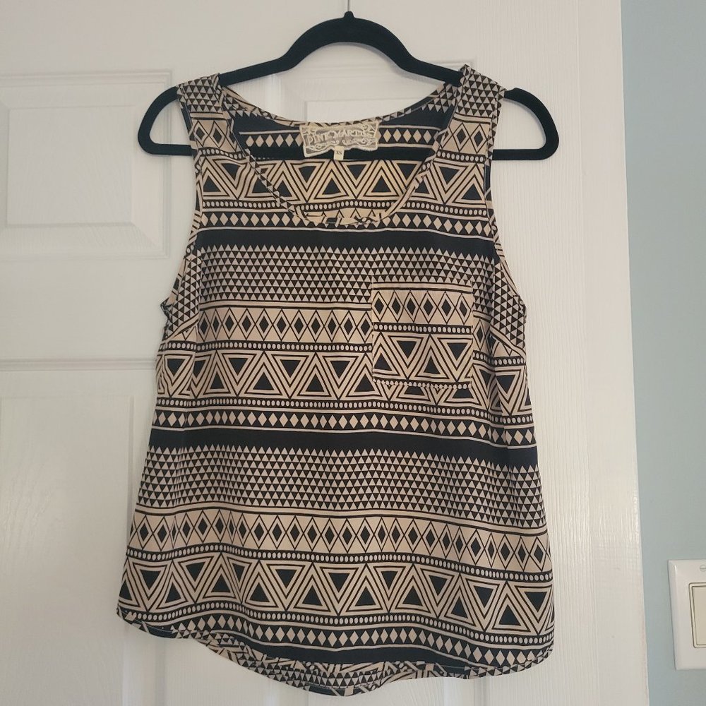 'Pink Martini' Boxy Camisole, Size XS